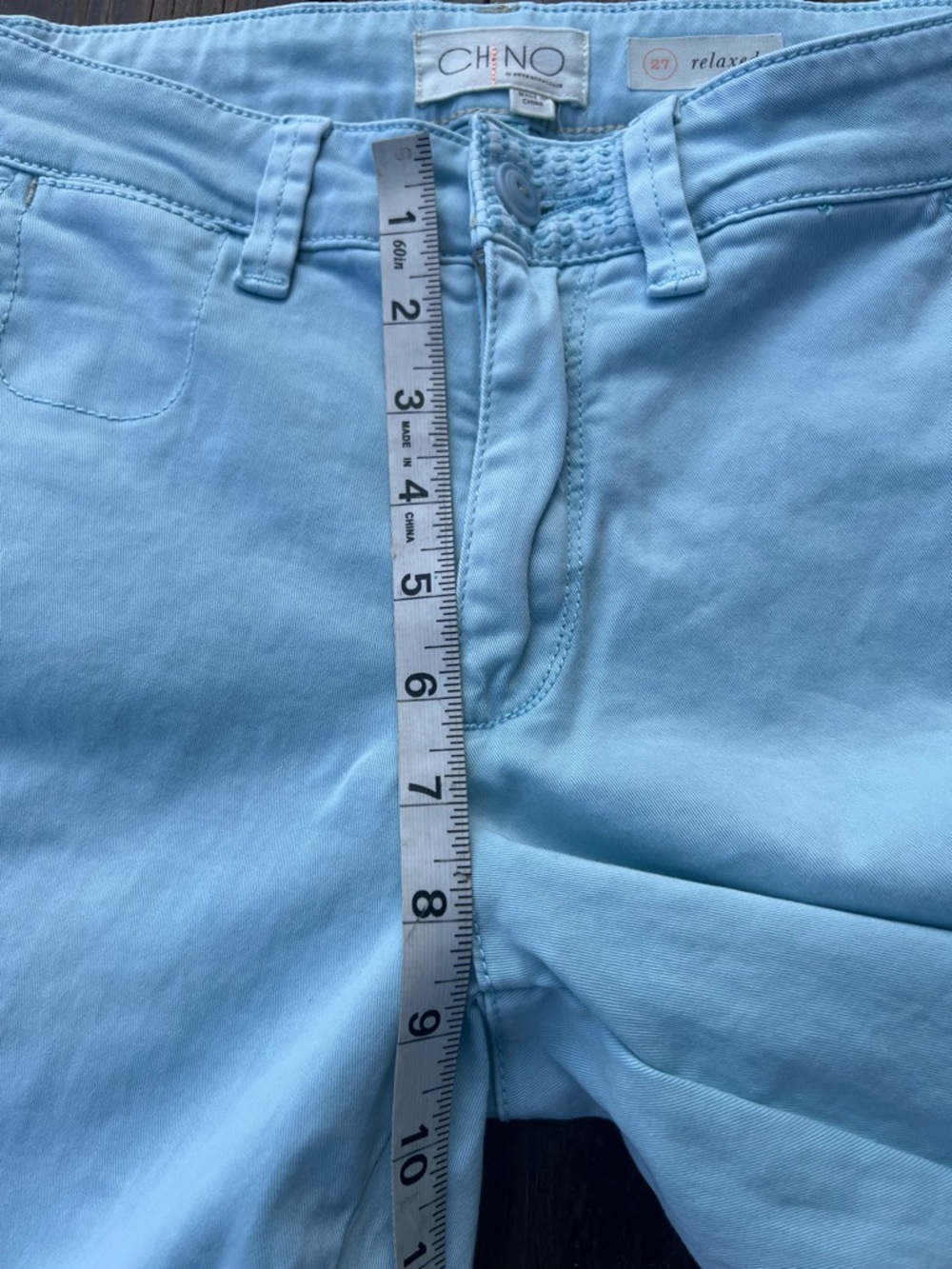 Chino by Anthropologie Chino Relaxed Pants with Tapered Fit size 27 - Picture 10 of 11